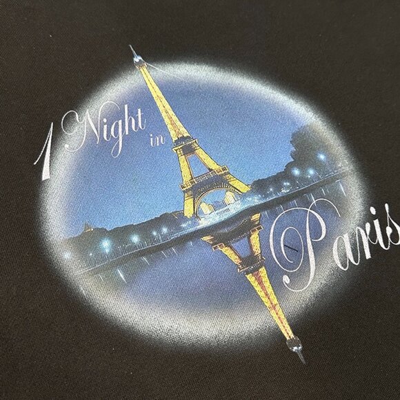 Black Oversized Hooded Sweatshirt By Vetements - Picture 8 of 10